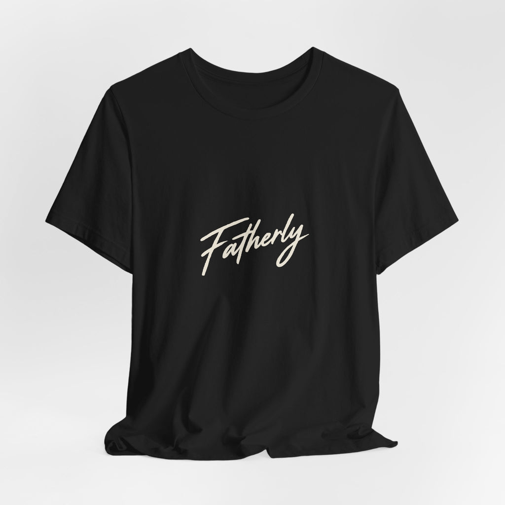 Fatherly Script Tee - Black