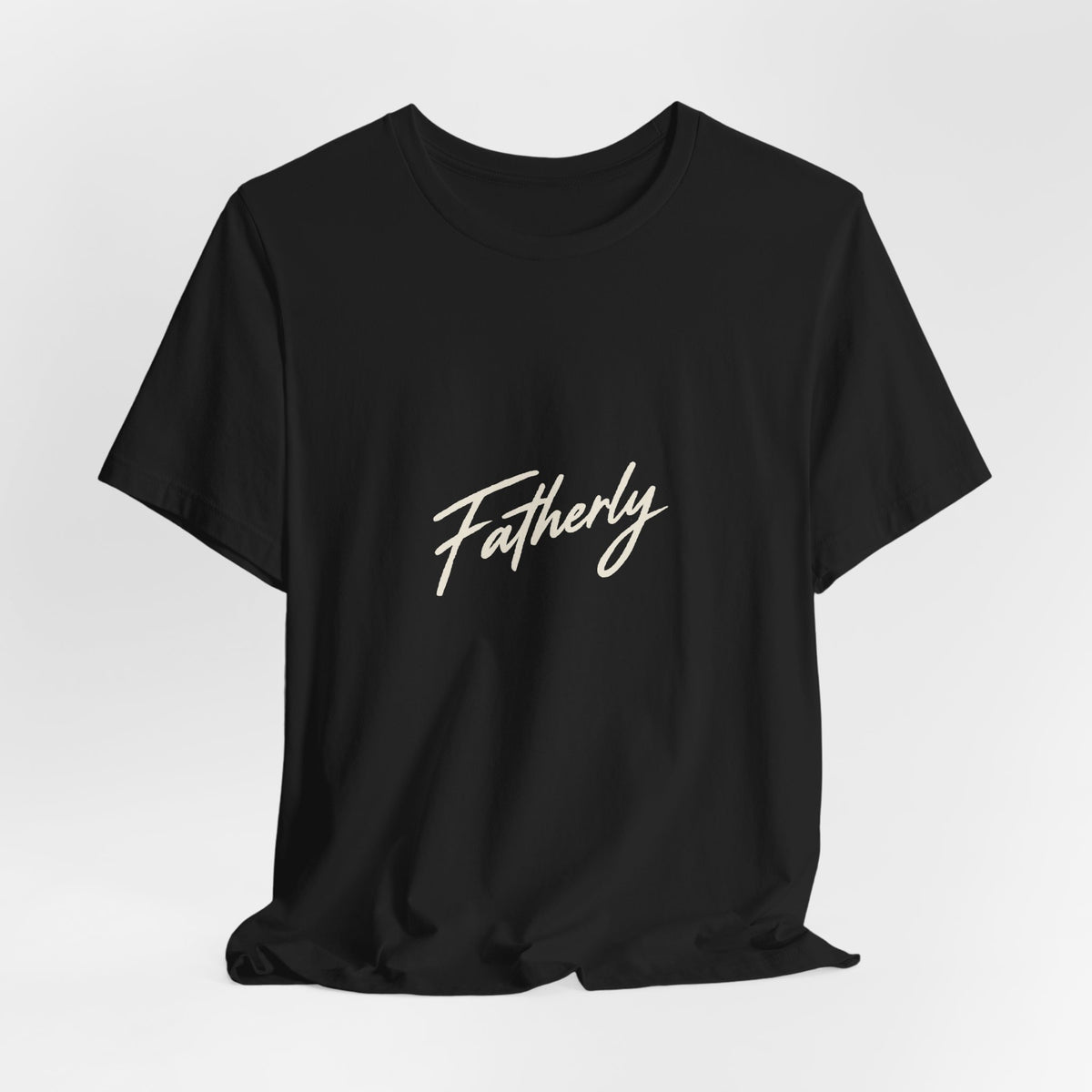 Fatherly Script Tee - Black