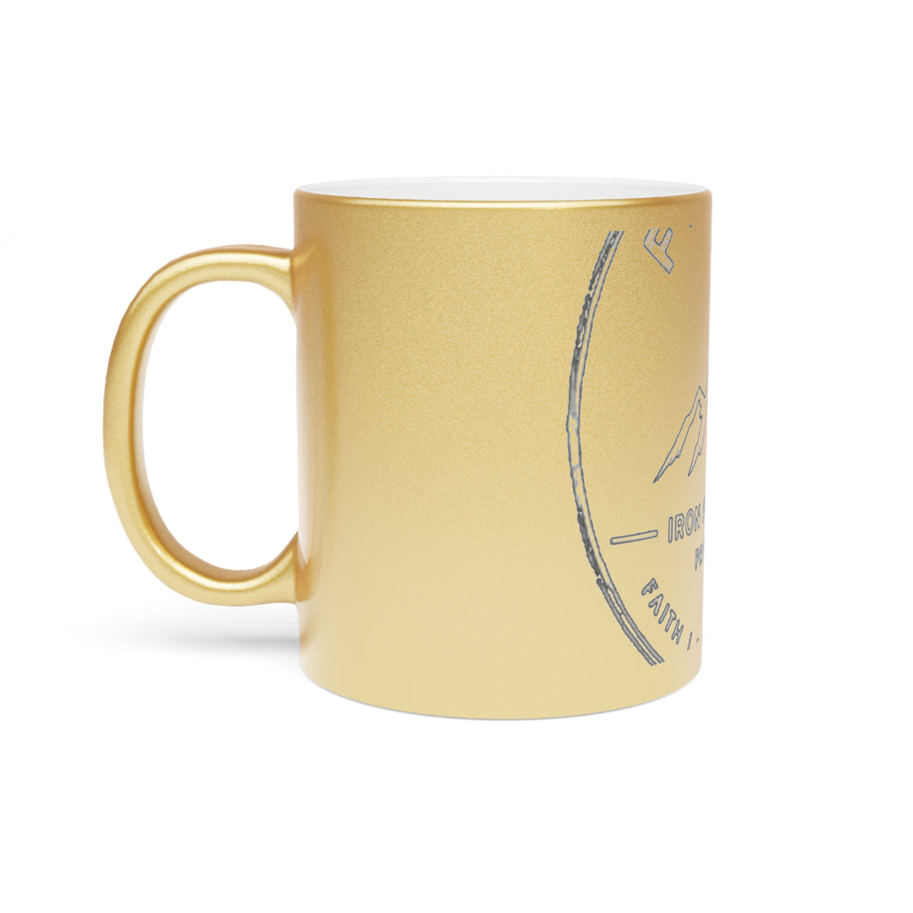 Fatherly Metallic Gold Mug