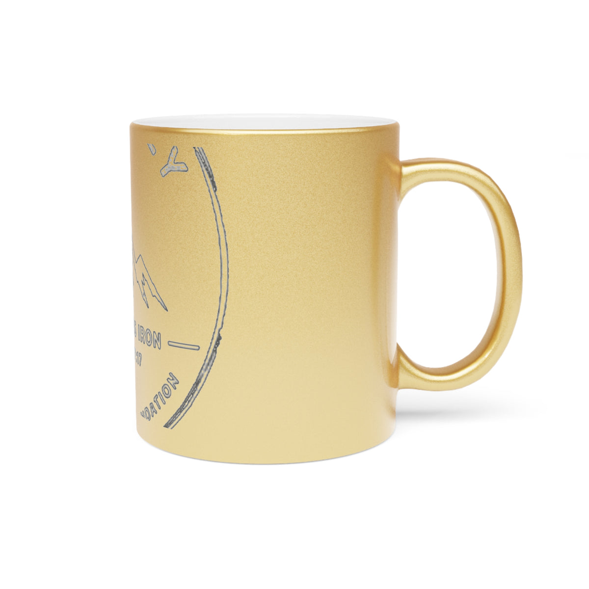 Fatherly Metallic Gold Mug