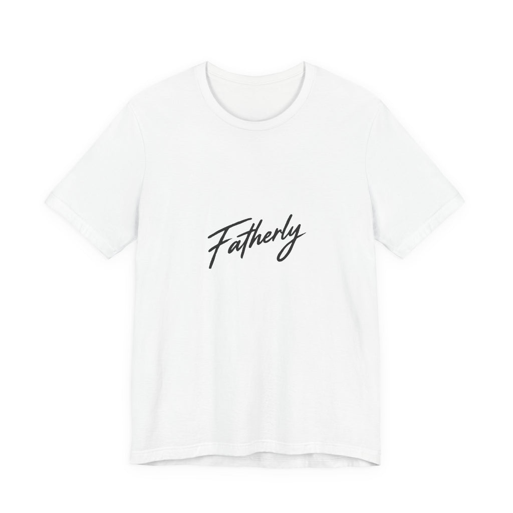 Fatherly Script Tee - White