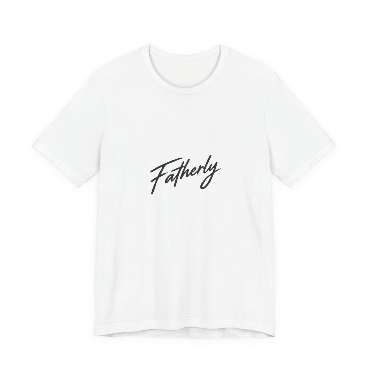 Fatherly Script Tee - White