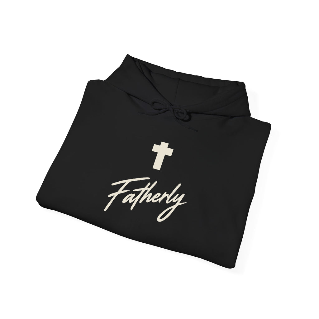 Fatherly Threads Hoodie - Black