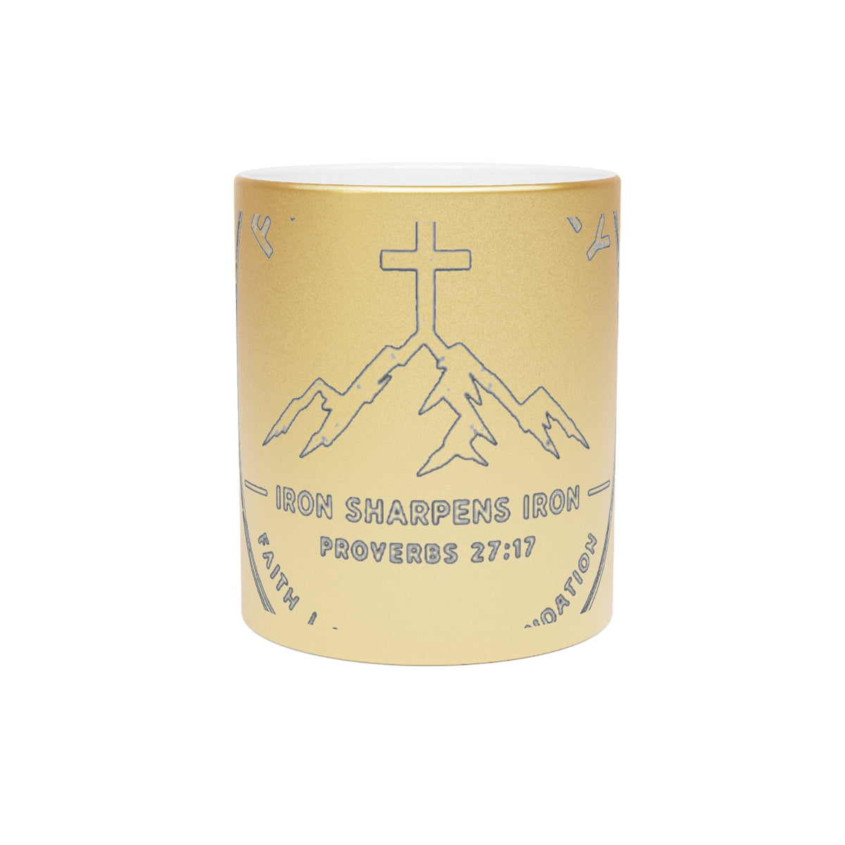 Fatherly Metallic Gold Mug