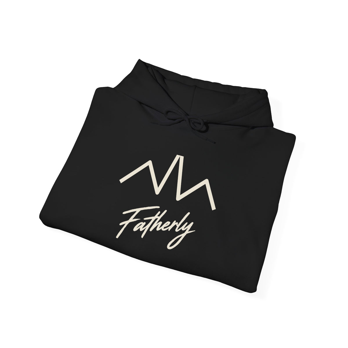 Fatherly Mountain Hoodie - Black