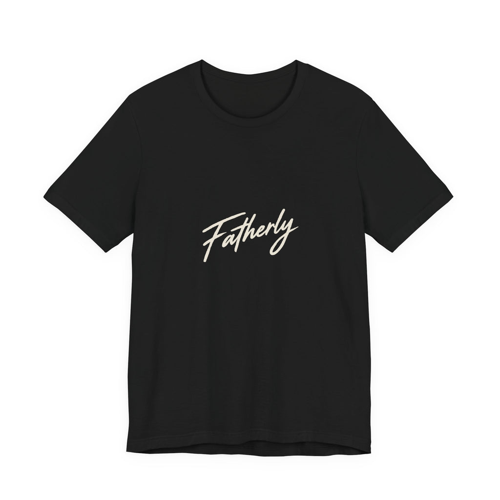 Fatherly Script Tee - Black