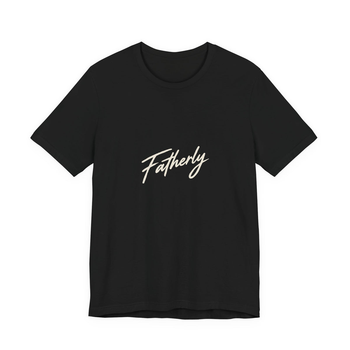 Fatherly Script Tee - Black