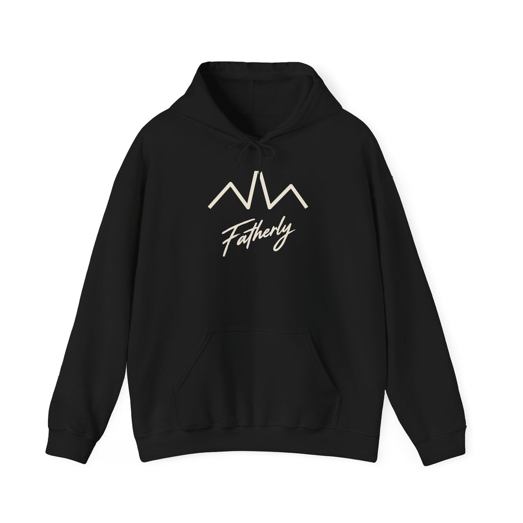 Fatherly Mountain Hoodie - Black