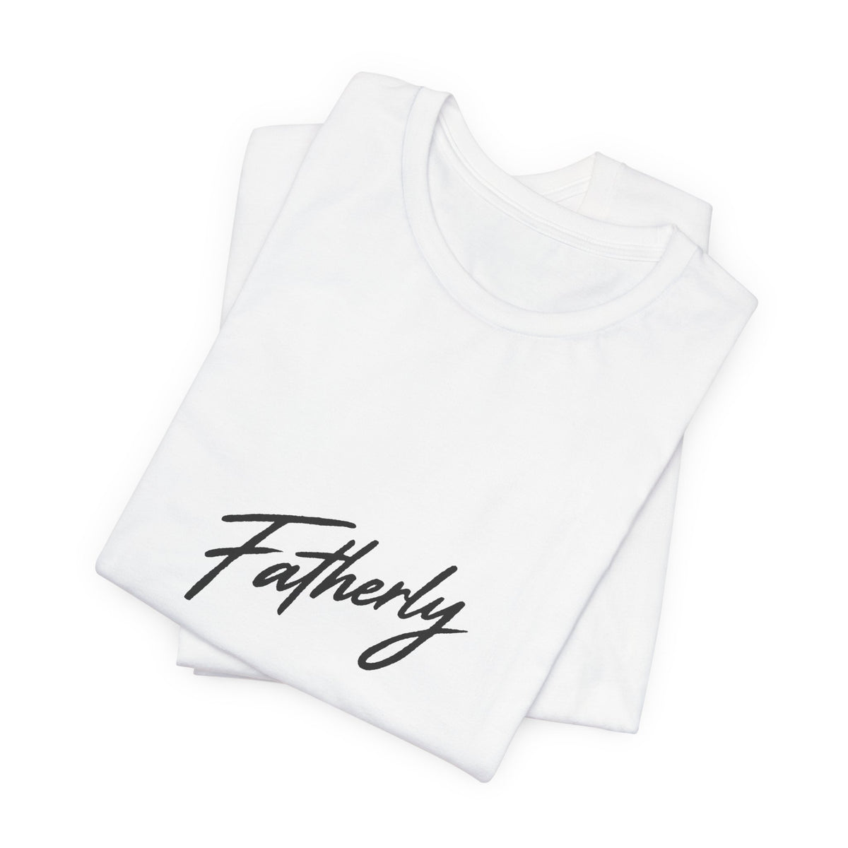 Fatherly Script Tee - White