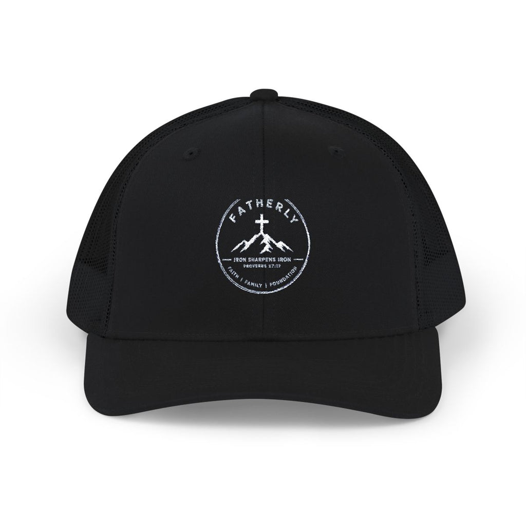 The Fatherly Hat - Black, front view