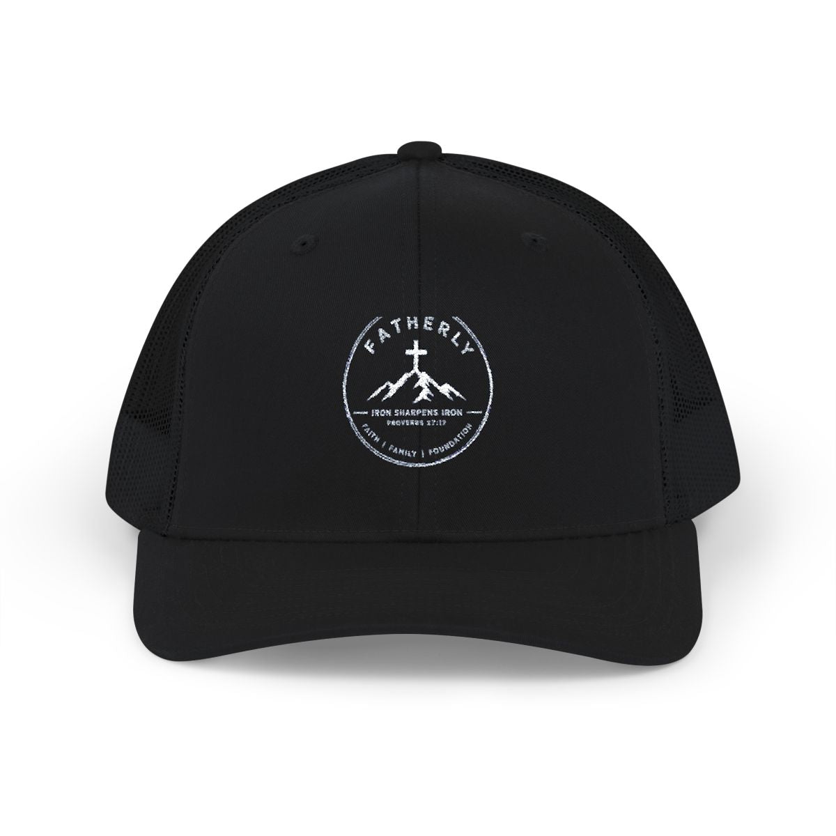 The Fatherly Hat - Black, front view