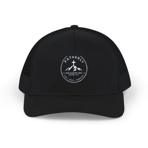 The Fatherly Hat - Black, front view