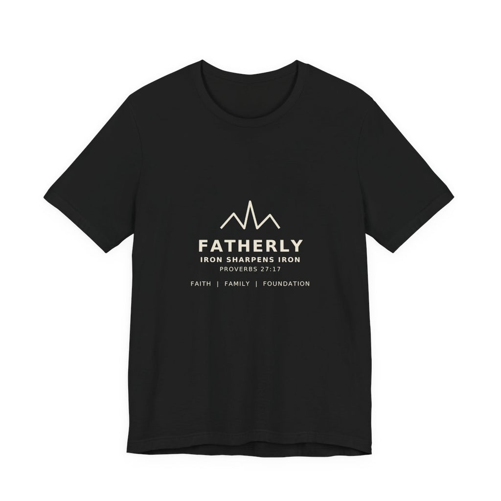 The Fatherly Tee with mountain mark